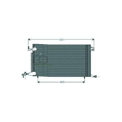 Condensatore per CITROEN BERLINGO dal 1996 al 2002 Codice OEM 6455AV