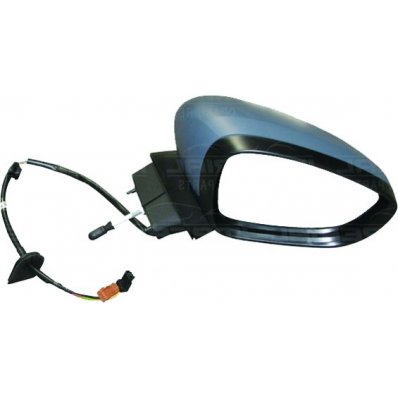 Retrovisore elettrico verniciabile base nera per CITROEN C3 dal 2009 al 2013 lato destro passeggero Codice OEM 8154AY