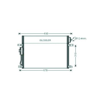 Condensatore per JEEP GRAND CHEROKEE dal 1999 al 2005 Codice OEM 55116931AA