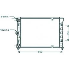 Radiatore acqua per VOLKSWAGEN POLO dal 1981 al 1990