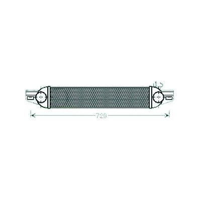 Intercooler per CITROEN NEMO dal 2007 Codice OEM 0384L7