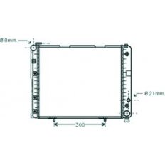 Radiatore acqua per MERCEDES-BENZ E dal 1993 al 1995