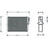 Scambiatore di calore per VOLVO S60 dal 2000 al 2004