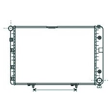 Radiatore acqua per MERCEDES-BENZ E dal 1993 al 1995