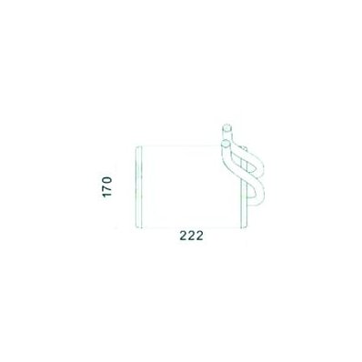 Scambiatore di calore per KIA SORENTO dal 2002 al 2006 Codice OEM 972273E000