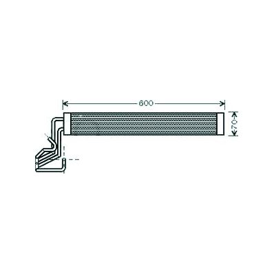 Radiatore olio per PORSCHE CAYENNE dal 2003 al 2006 Codice OEM 7L5422885