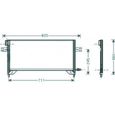 Condensatore per NISSAN NAVARA dal 1998 al 2001