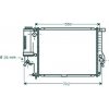 Radiatore acqua per BMW 5 E39 dal 1995 al 2000