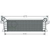 Intercooler per RENAULT KANGOO dal 2003 al 2007