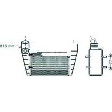 Intercooler per AUDI A6 dal 2001 al 2004