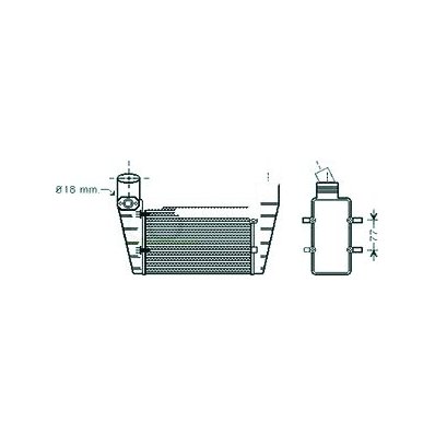 Intercooler per AUDI A6 dal 2001 al 2004 Codice OEM 058145805B