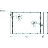 Radiatore acqua per BMW 5 E60 dal 2003 al 2007
