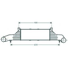 Intercooler per MERCEDES-BENZ C W202 dal 1993 al 1997