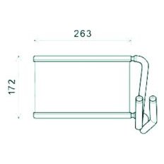 Scambiatore di calore per KIA SORENTO dal 2002 al 2006