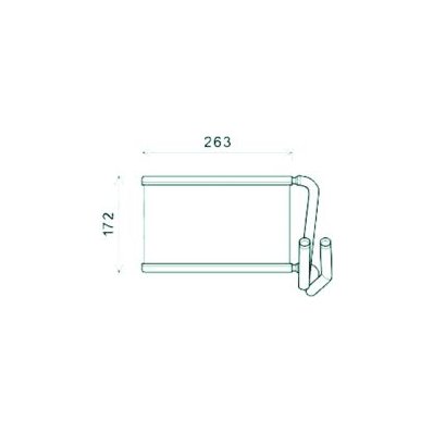 Scambiatore di calore per KIA SORENTO dal 2002 al 2006 Codice OEM 9