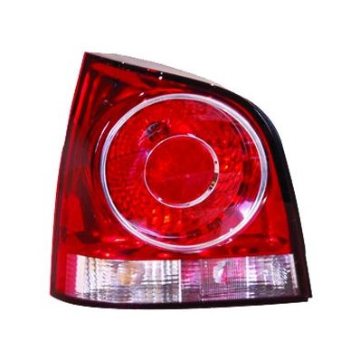 Fanale posteriore rosso per VOLKSWAGEN POLO dal 2005 al 2009 lato sinistro guidatore Codice OEM 6Q6945095M