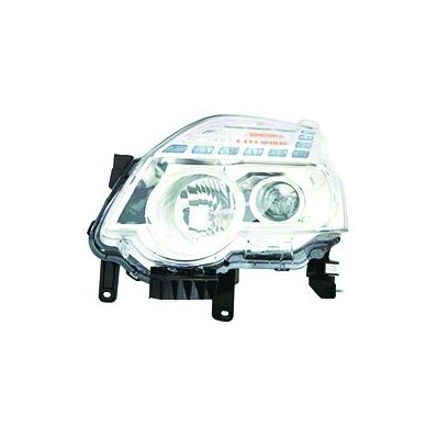 Proiettore cromato per NISSAN X-TRAIL dal 2010 al 2014 lato sinistro guidatore Codice OEM 260603UF2A