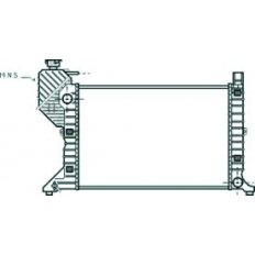 Radiatore acqua per MERCEDES-BENZ SPRINTER dal 1995 al 1999