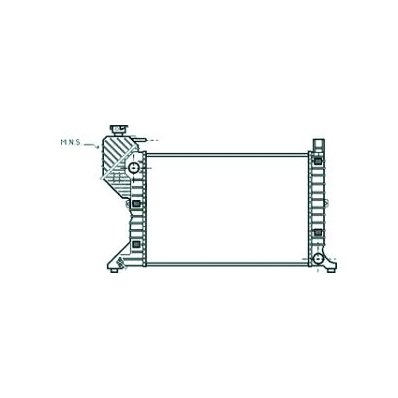 Radiatore acqua per MERCEDES-BENZ SPRINTER dal 1995 al 1999 Codice OEM 9015001800