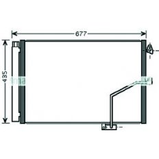 Condensatore per MERCEDES-BENZ E dal 2009 al 2013