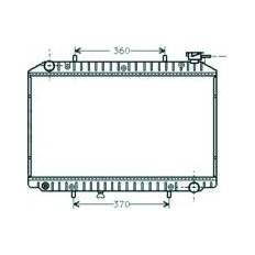 Radiatore acqua per NISSAN SERENA C23 dal 1992 al 2003