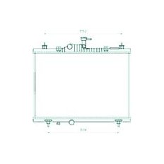 Radiatore acqua per RENAULT KOLEOS dal 2008 al 2011
