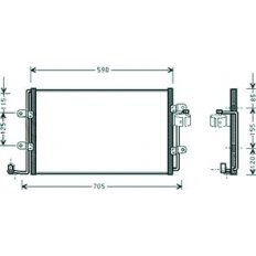 Condensatore per VOLKSWAGEN NEW BEETLE dal 1998 al 2005