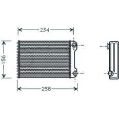 Scambiatore di calore per FIAT PUNTO dal 1999 al 2003