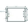 Radiatore acqua per VOLKSWAGEN LUPO dal 1998 al 2005