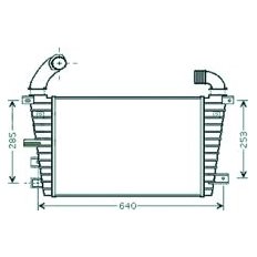 Intercooler per OPEL ASTRA H dal 2004 al 2007