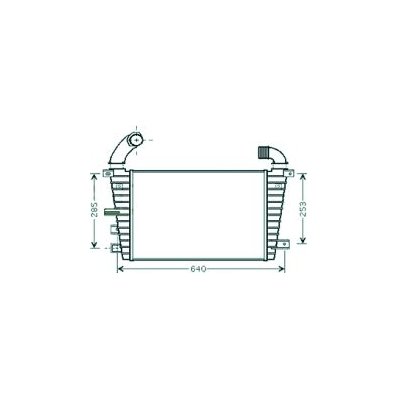 Intercooler per OPEL ASTRA H dal 2004 al 2007 Codice OEM 6302082