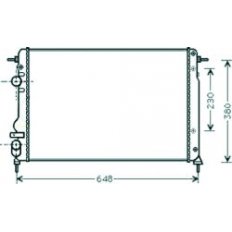 Radiatore acqua per RENAULT SCENIC dal 1999 al 2003