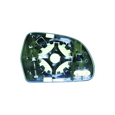 Piastra specchio retrovisore termica 07-09-09-12 per AUDI A3 dal 2008 al 2012 lato sinistro guidatore Codice OEM 8K0857535E