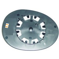 Piastra specchio retrovisore termica per CITROEN C1 dal 2005 al 2009 lato sinistro guidatore