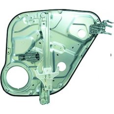 Meccanismo alzacristallo posteriore con pannello per HYUNDAI SANTA FE' dal 2010 al 2012 lato sinistro guidatore