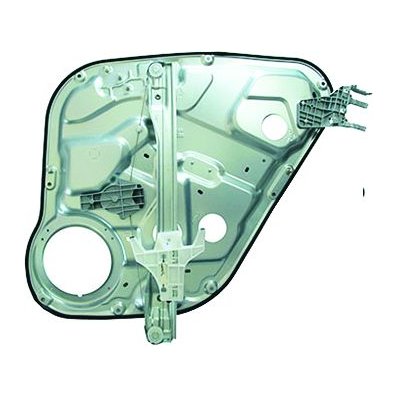 Meccanismo alzacristallo posteriore con pannello per HYUNDAI SANTA FE&#039; dal 2006 al 2009 lato sinistro guidatore Codice OEM 834712B000