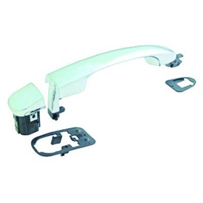 Maniglia esterna anteriore dx-posteriore dx-sx s-foro nottolino cromata per FIAT STILO dal 2001 al 2010 Codice OEM 735485619