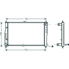 Radiatore acqua per KIA CARNIVAL dal 2001 al 2006