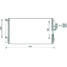 Condensatore per HYUNDAI iX35 dal 2010 al 2013