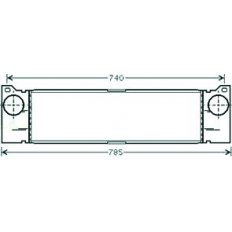 Intercooler per MERCEDES-BENZ VITO dal 2003 al 2010