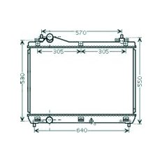 Radiatore acqua per SUZUKI GRAND VITARA dal 2005 al 2008