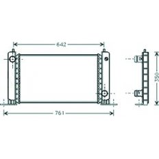 Radiatore acqua per FIAT STILO dal 2001 al 2010