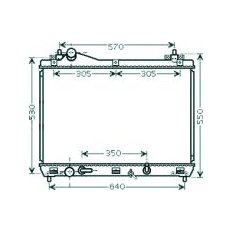Radiatore acqua per SUZUKI GRAND VITARA dal 2005 al 2008
