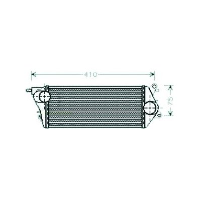 Intercooler per MINI MINI dal 2001 al 2006 Codice OEM 17517788755