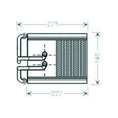 Scambiatore di calore per HYUNDAI TUCSON dal 2004 al 2015