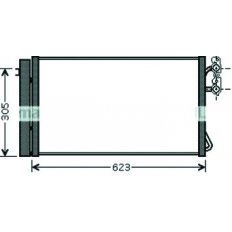 Condensatore per BMW 3 E90 dal 2005 al 2008