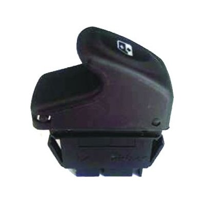 Interruttore alzacristallo 5 pin nero per RENAULT CLIO dal 2005 al 2009 Codice OEM 7700838100