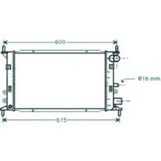 Radiatore acqua per FORD ESCORT MK VI dal 1995 al 1998