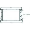 Radiatore acqua per FORD ESCORT MK VI dal 1995 al 1998