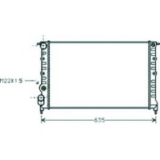 Radiatore acqua per RENAULT R19 dal 1992 al 1995